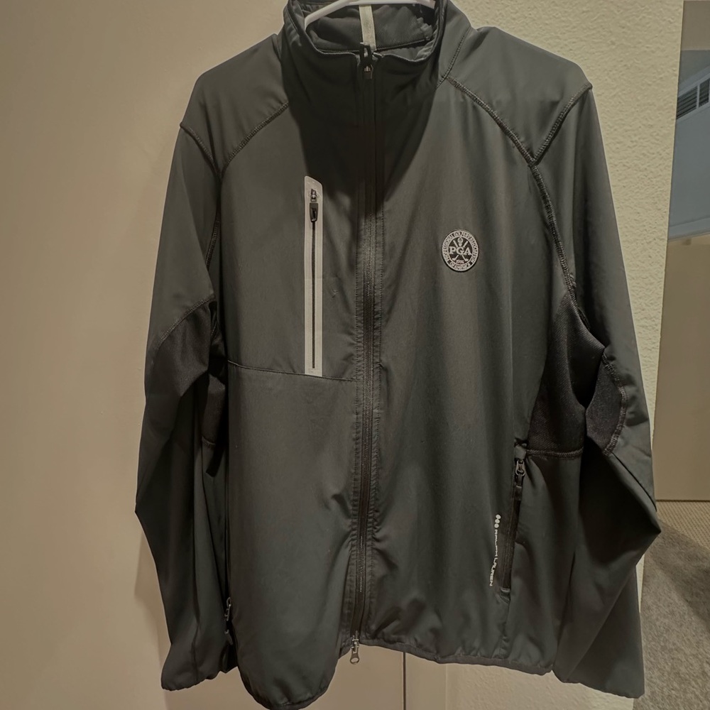 RLX Ralph Lauren Light Weight Jacket PGA Branded Men's Size LG